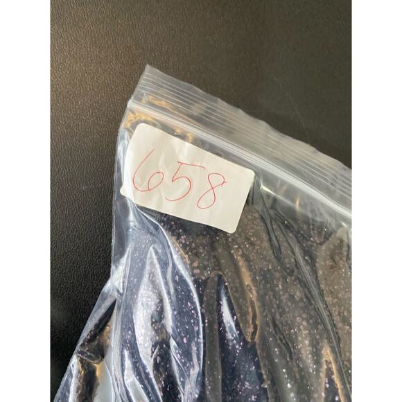 Lane Bryant Surplice Ombre Foil Dress Womens 26 Faux Wrap Elastic Waist Sparkle - Picture 11 of 12